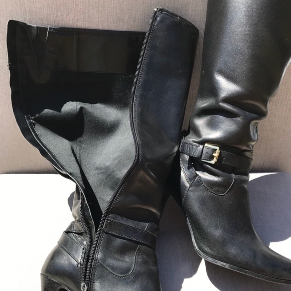 Ralph Lauren Burnished Calf Boots - Picture 5 of 7